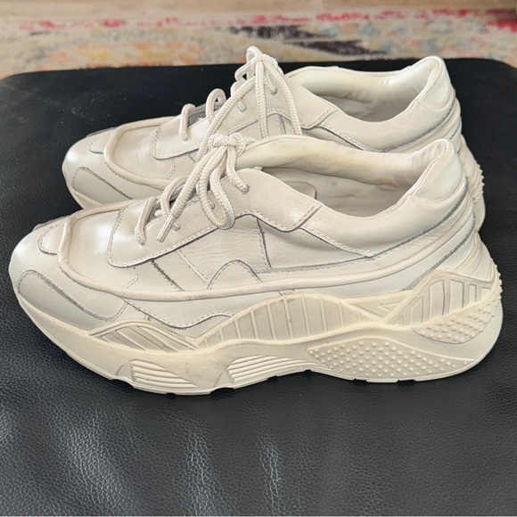 Jeffrey Campbell “HDMI” Chunky Platform Leather Sneakers - Picture 5 of 10